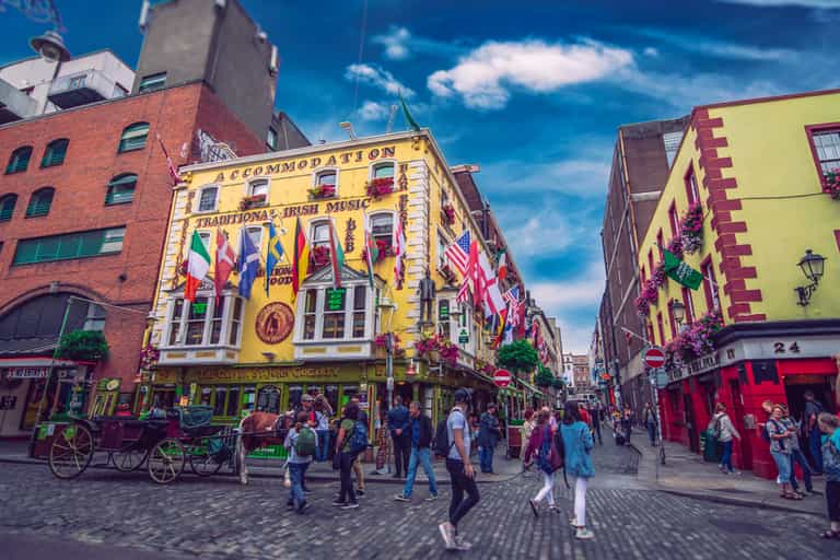Dublin’s tourist-to-local ratio is higher than New York and London