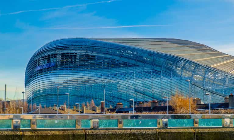 James McClean helps to launch new sensory hub at the Aviva Stadium