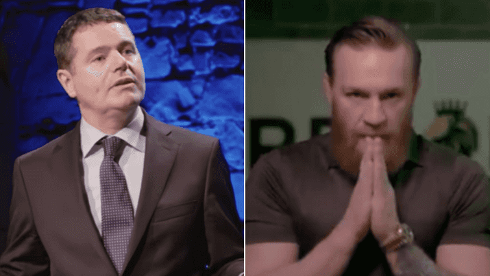 Finance Minister reaches out to Conor McGregor to help encourage social distancing