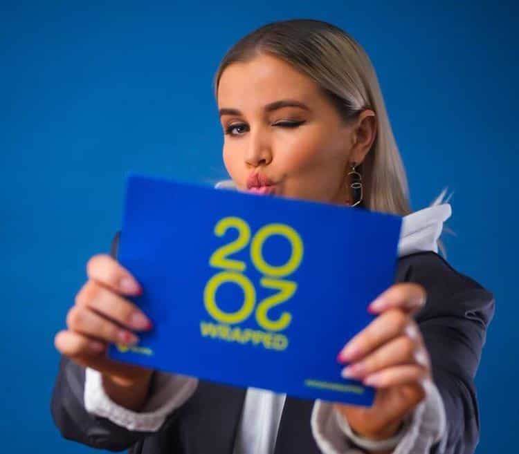 Dublin singer reveals her most listened to tracks and where in the world her fans are