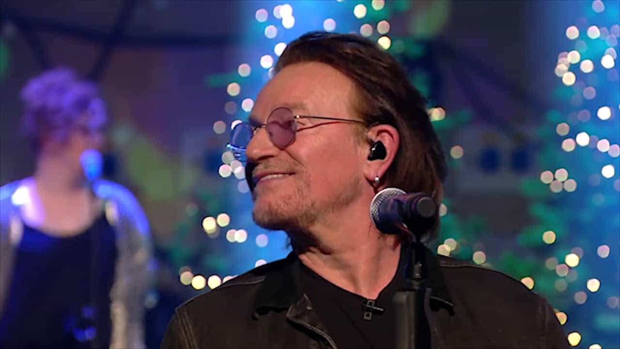 WATCH: Bono, Imelda May, Shane MacGowan and more “busk” on Late Late Show