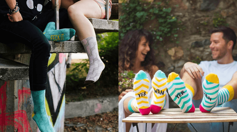Budding artists could have their design printed on a pair of socks