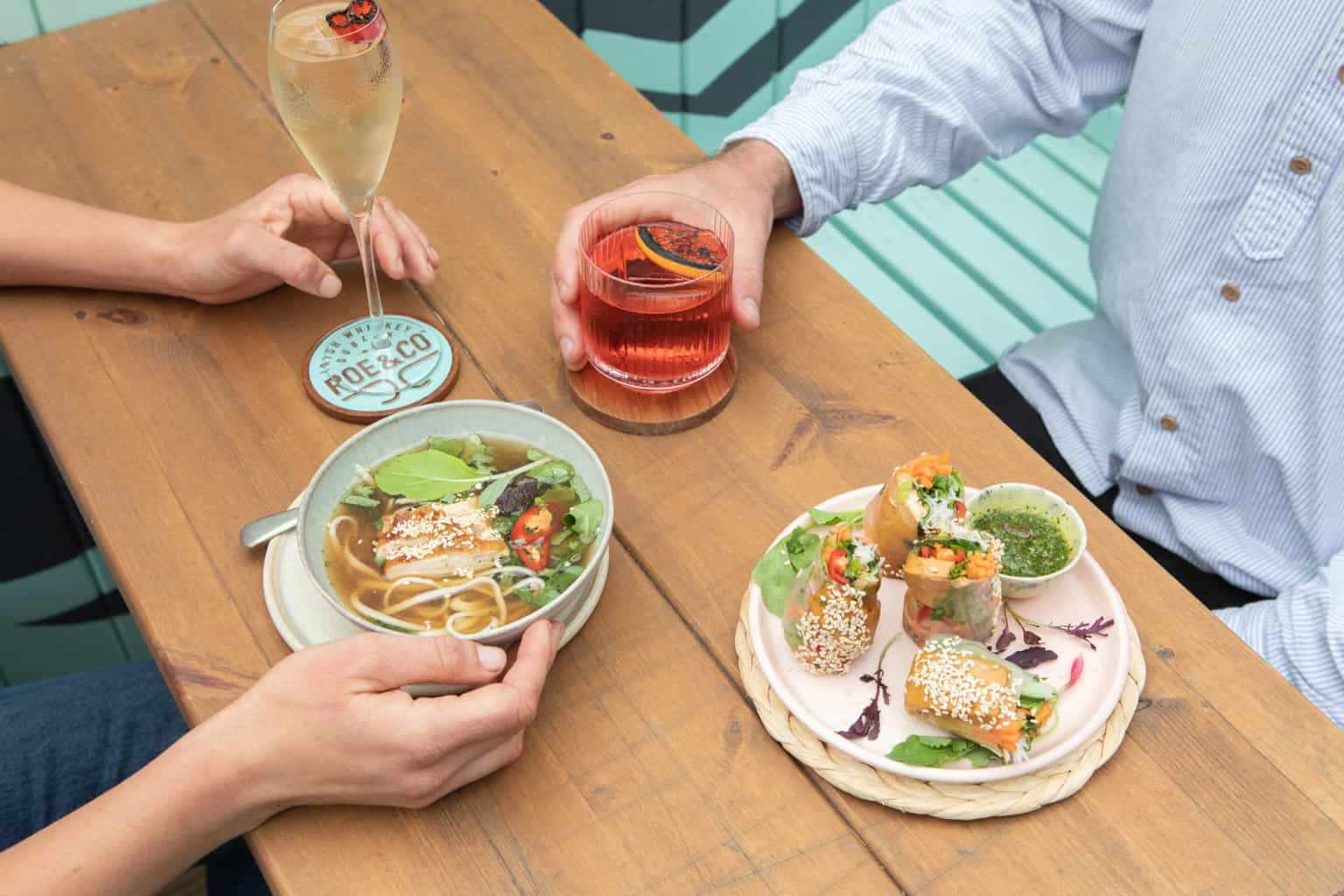 Calling all foodies! Here’s the full summer line-up of food pop ups at the Roe & Co Distillery