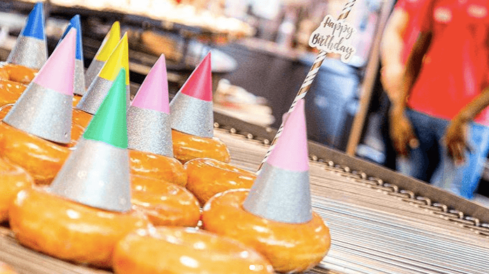 A Special Doughnut Has Been Created For Krispy Kreme’s First Birthday This Thursday