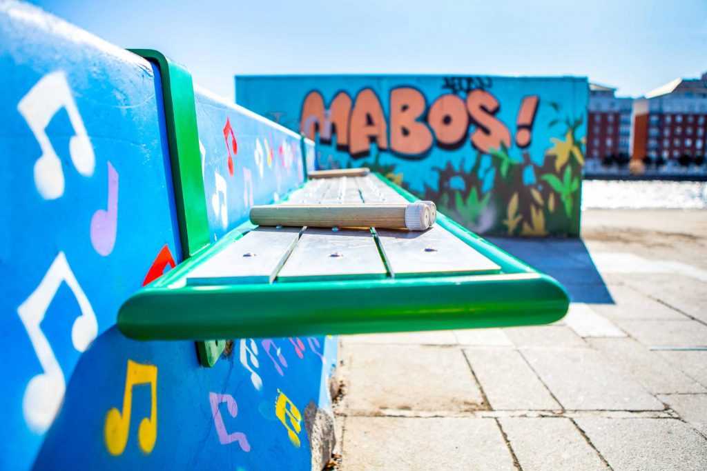 The Xylophone ‘Beat Seats’ At Hanover Quay Are The Best Seats In Town