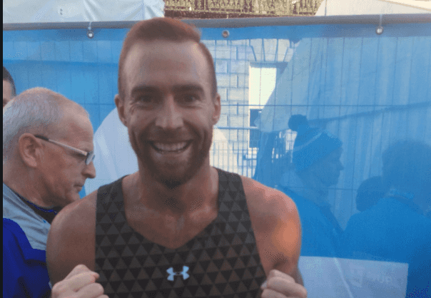 Irishman Stephen Scullion finishes in second place at Dublin Marathon