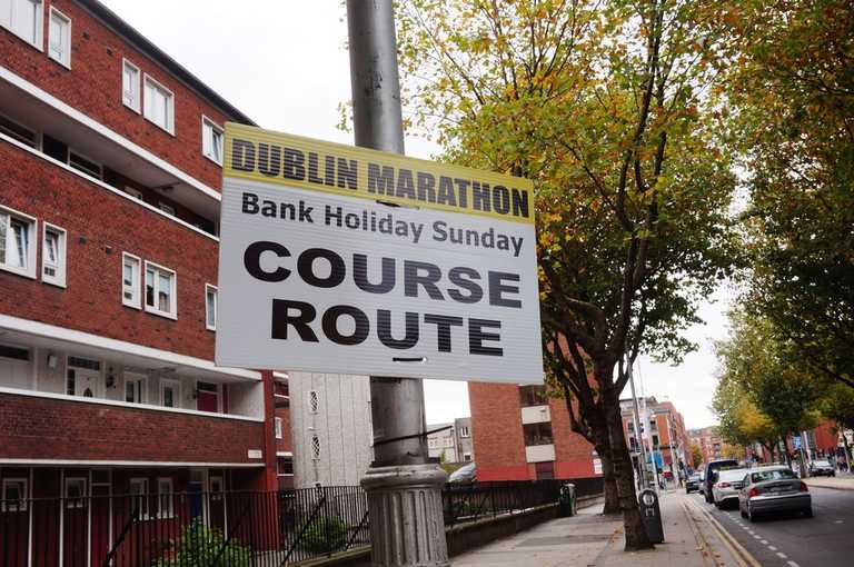 Here are all the road closures that will be in place for the 2019 Dublin Marathon
