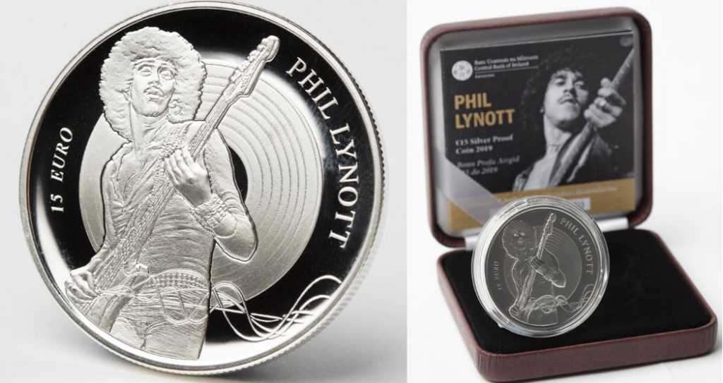 €15 silver coin unveiled by Central Bank in tribute to Phil Lynott