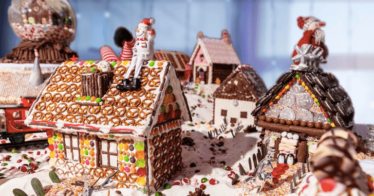The Sandymount Hotel’s gingerbread village needs to be checked out this year