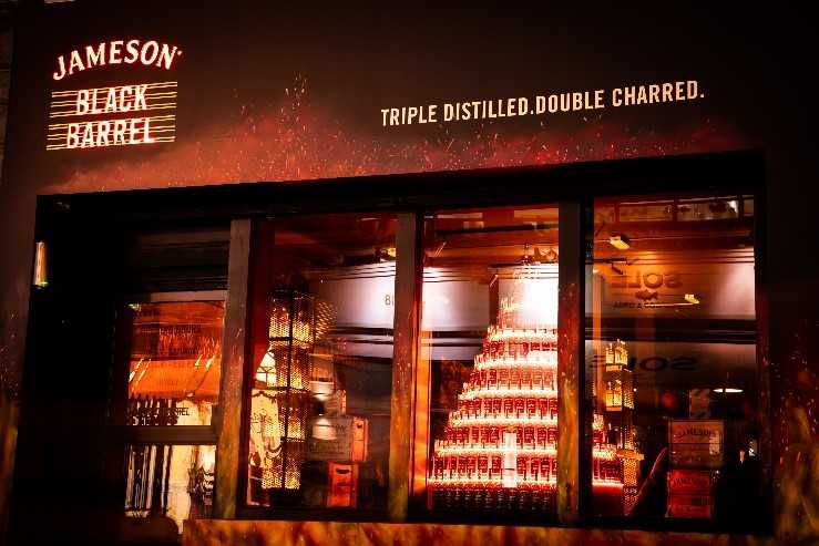 You can do a free whiskey tasting at the Jameson Black Barrel Pop-Up in town