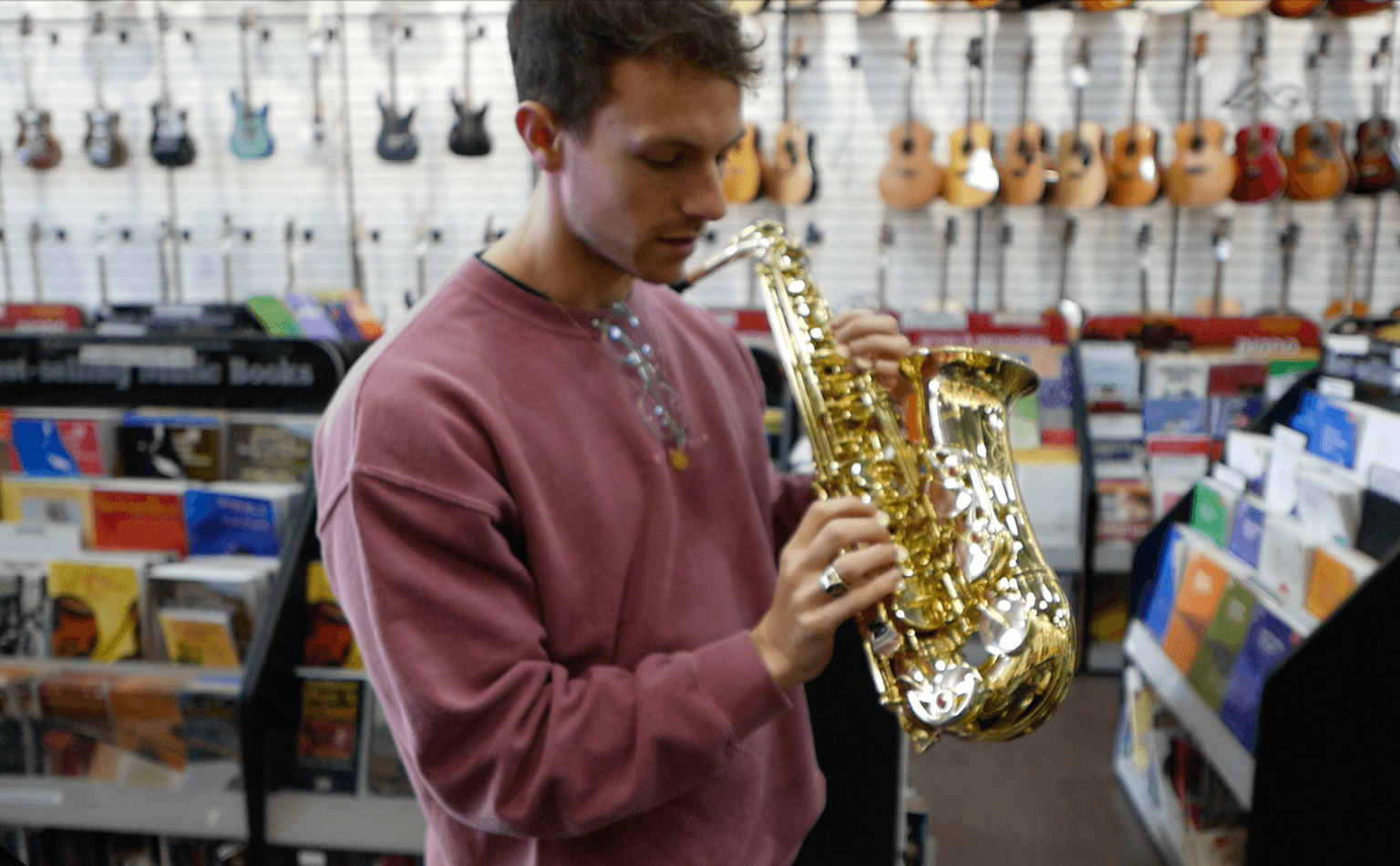 Learning the saxophone in just 10 weeks… This was day one