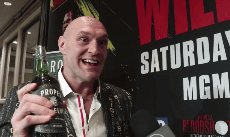 Conor McGregor gifted Tyson Fury Irish whiskey ahead of fight