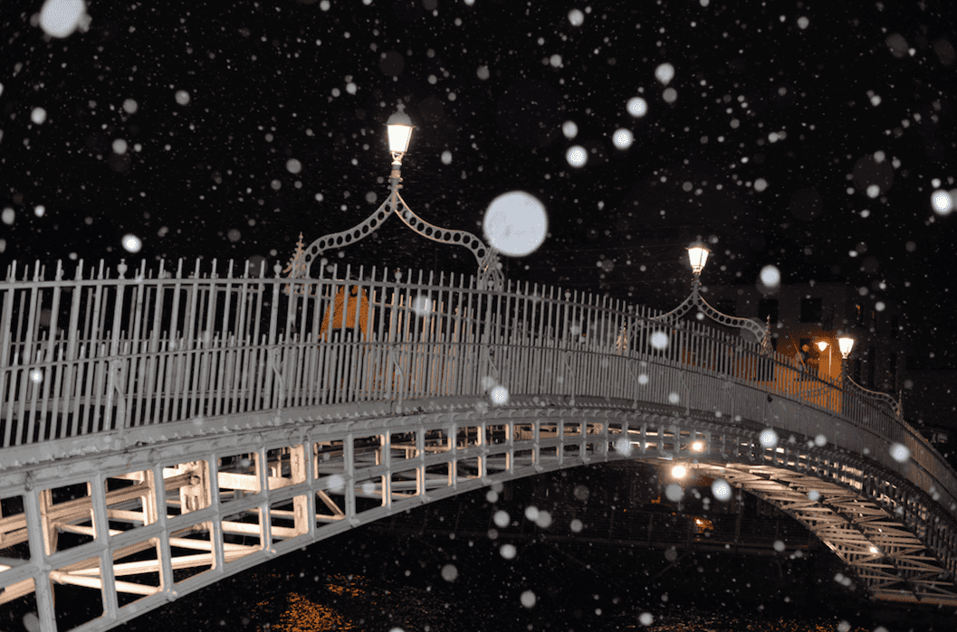 Risk of snow showers in Dublin tonight as temperatures set to drop