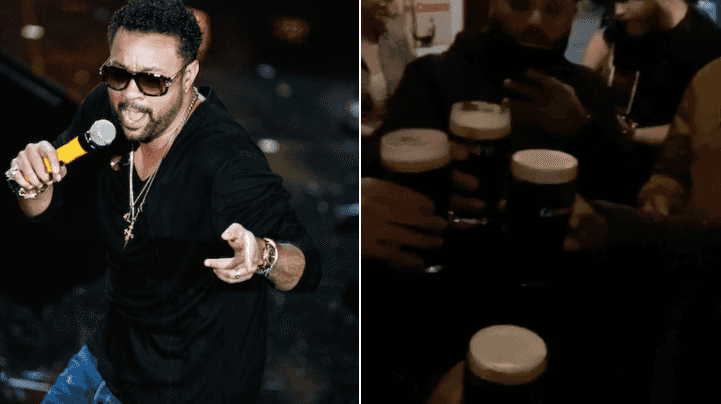 Shaggy and his crew were on the pints in town last night