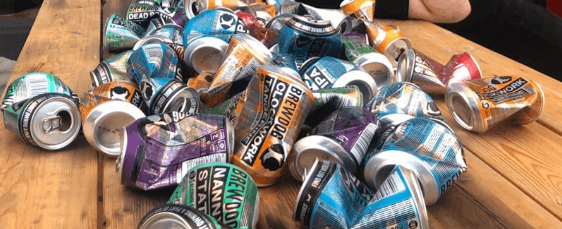 BrewDog is exchanging used cans for shares in the company