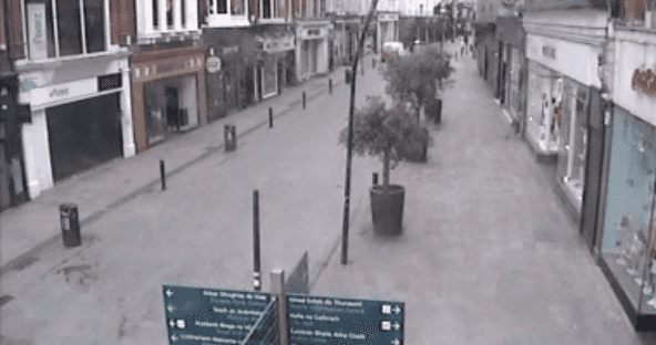 Council shares images of Dublin’s busiest streets looking completely deserted