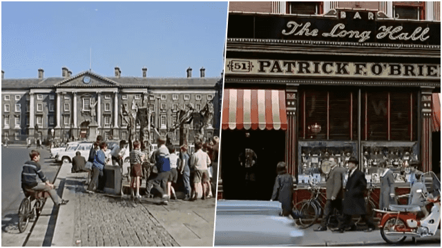 WATCH: Class video shows what it was like wandering around Dublin in 1968