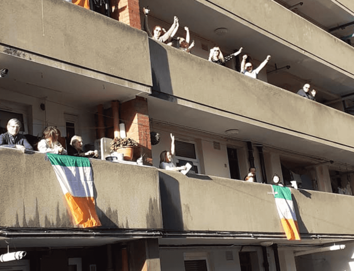 Dubliners raise over €4k with their bank holiday balcony bingo