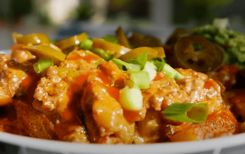Homemade Loaded Taco Fries are on the menu tonight