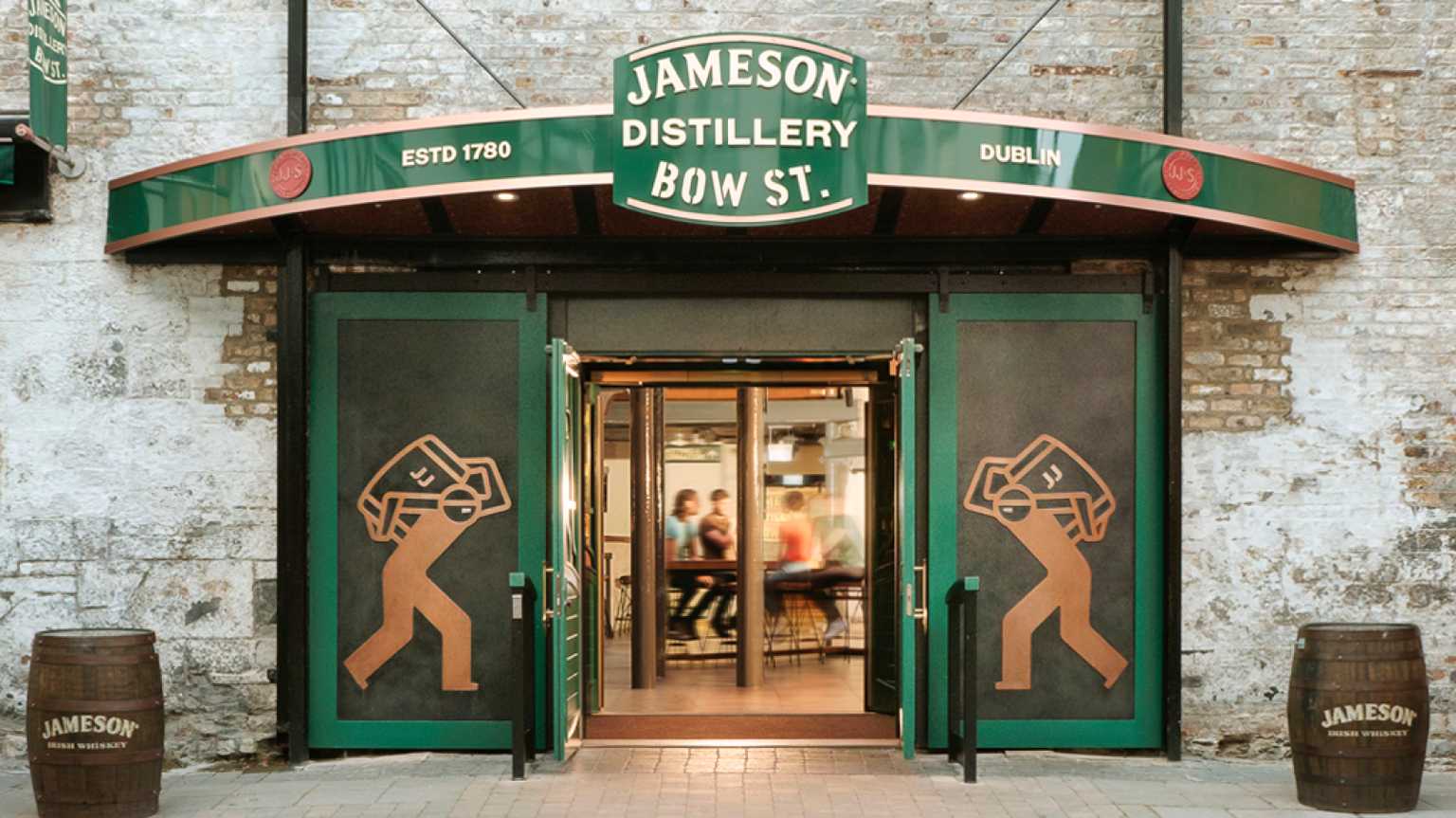 Jameson Bow St has won the Best Distillery Tour Award in all of Europe