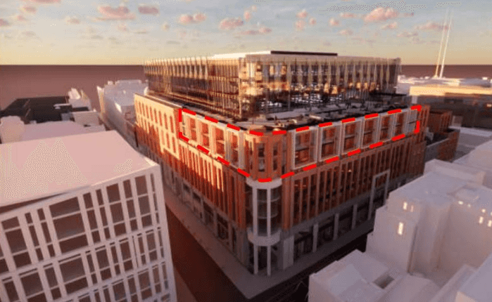 New co-living space planned for top of Jervis Street Shopping Centre