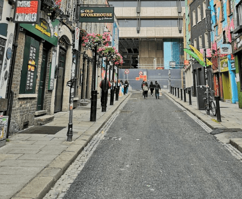 Dublin City Council explain why Temple Bar cobbles have been removed