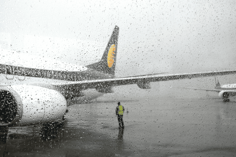 Dublin Airport saw more rain in one hour today than during all of May