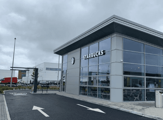 Dublin’s first drive-thru Starbucks is now open