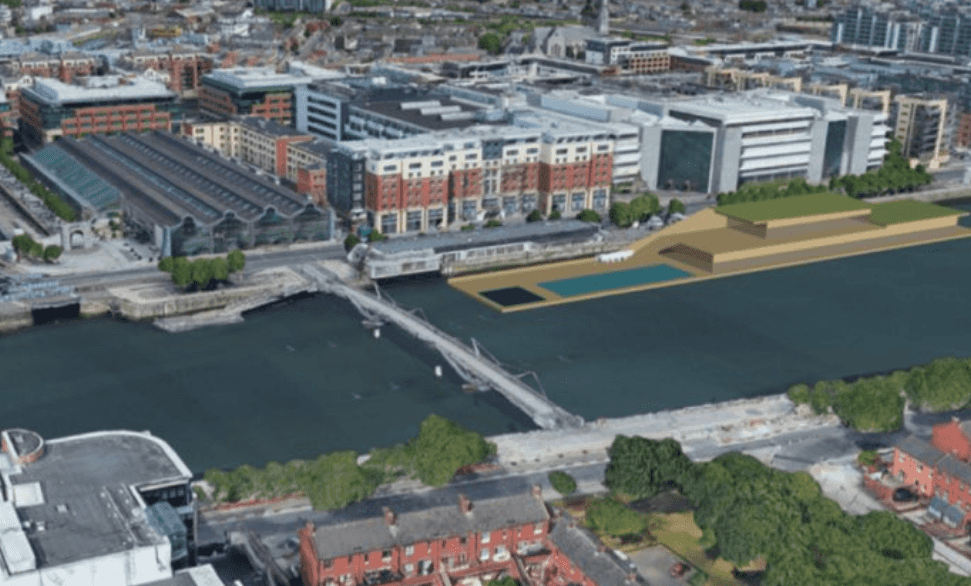 DCC has proposed a heated outdoor swimming pool at Custom House Quay