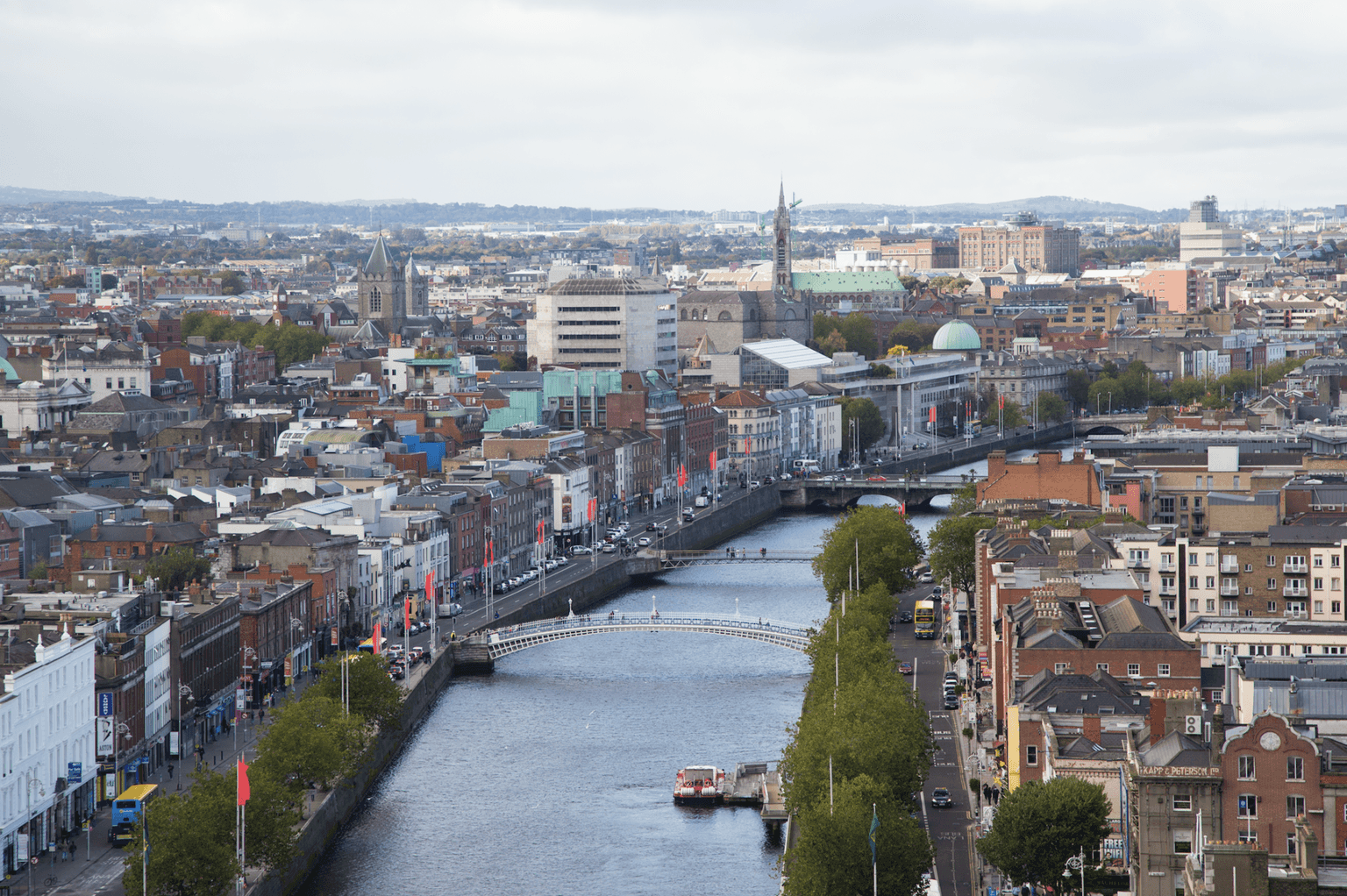 Don’t forget – five Dublin streets will be pedestrianised on a trial basis from today