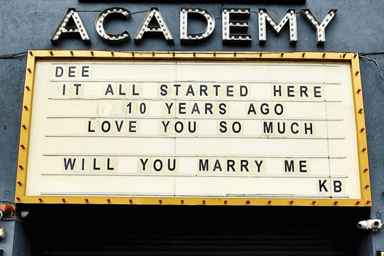 The Academy helped one local man pull off an epic proposal over the weekend
