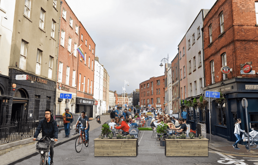 There have been calls to pedestrianise Capel Street and here’s how it would look