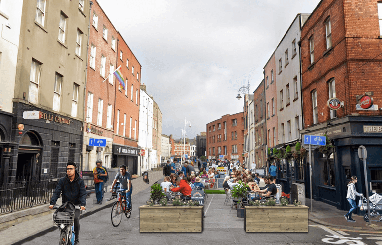 There have been calls to pedestrianise Capel Street and here’s how it would look