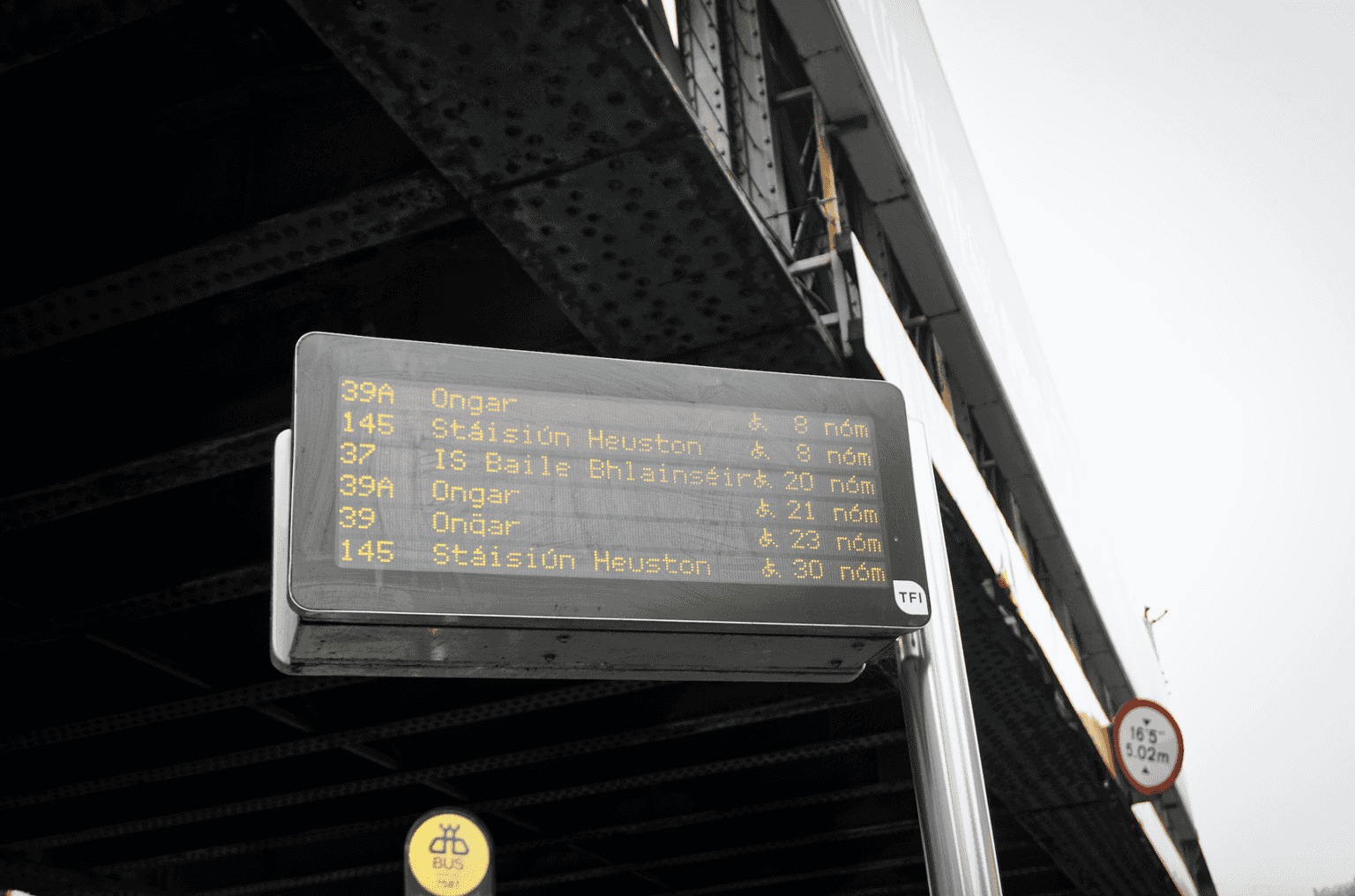 Real-time Dublin bus displays could soon include details of on-board capacity