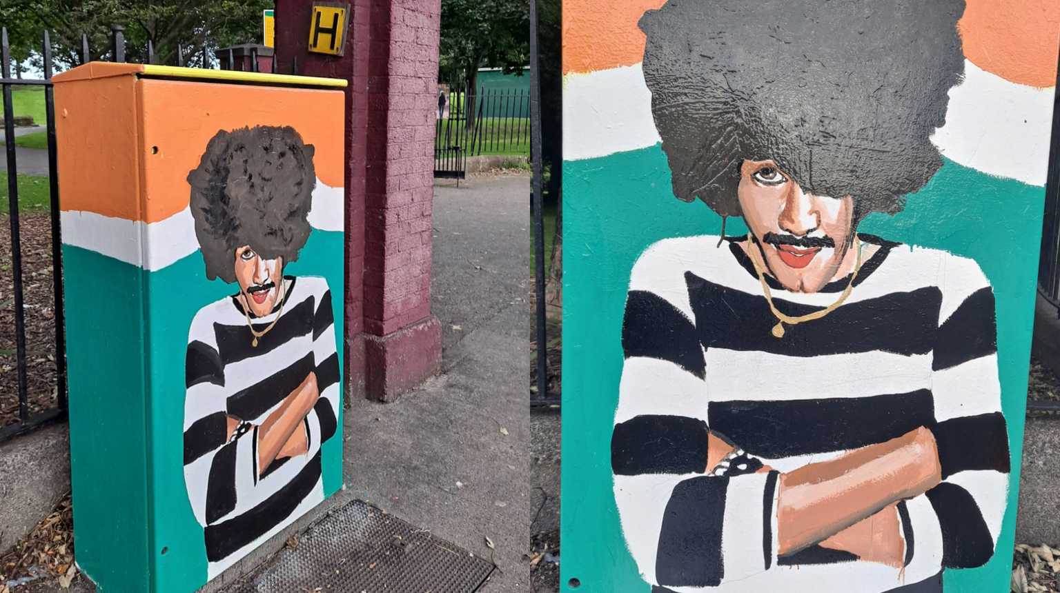 New Phil Lynott mural in his hometown