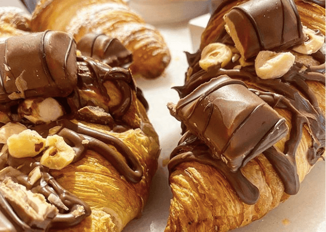 This Howth café is doing Nutella Kinder Bueno croissants today