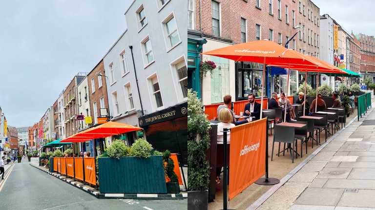 PICS: Dublin City Council shares look at continued works on city-centre street