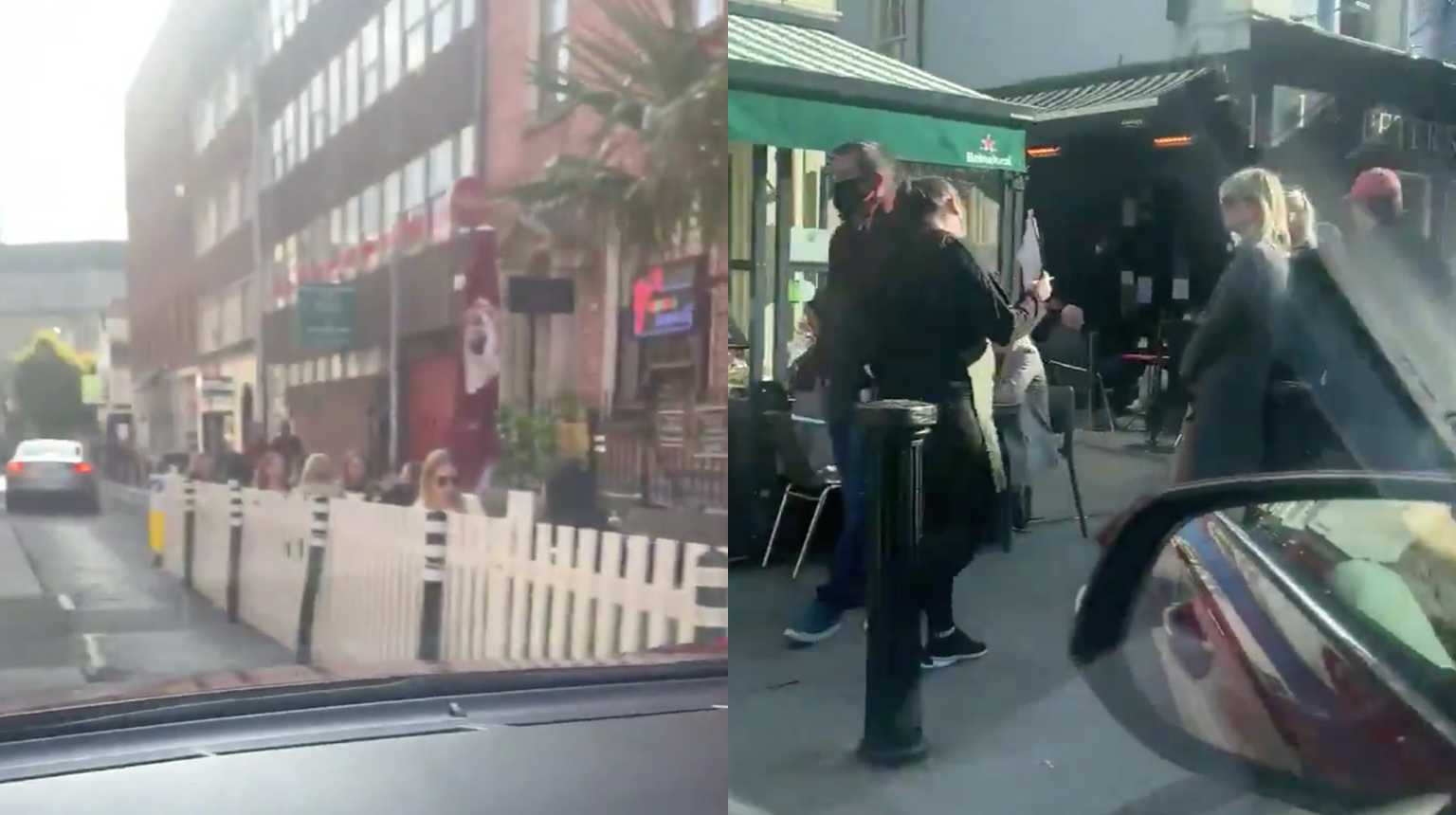 Mixed online reactions to video showing people out and about on South William Street this weekend