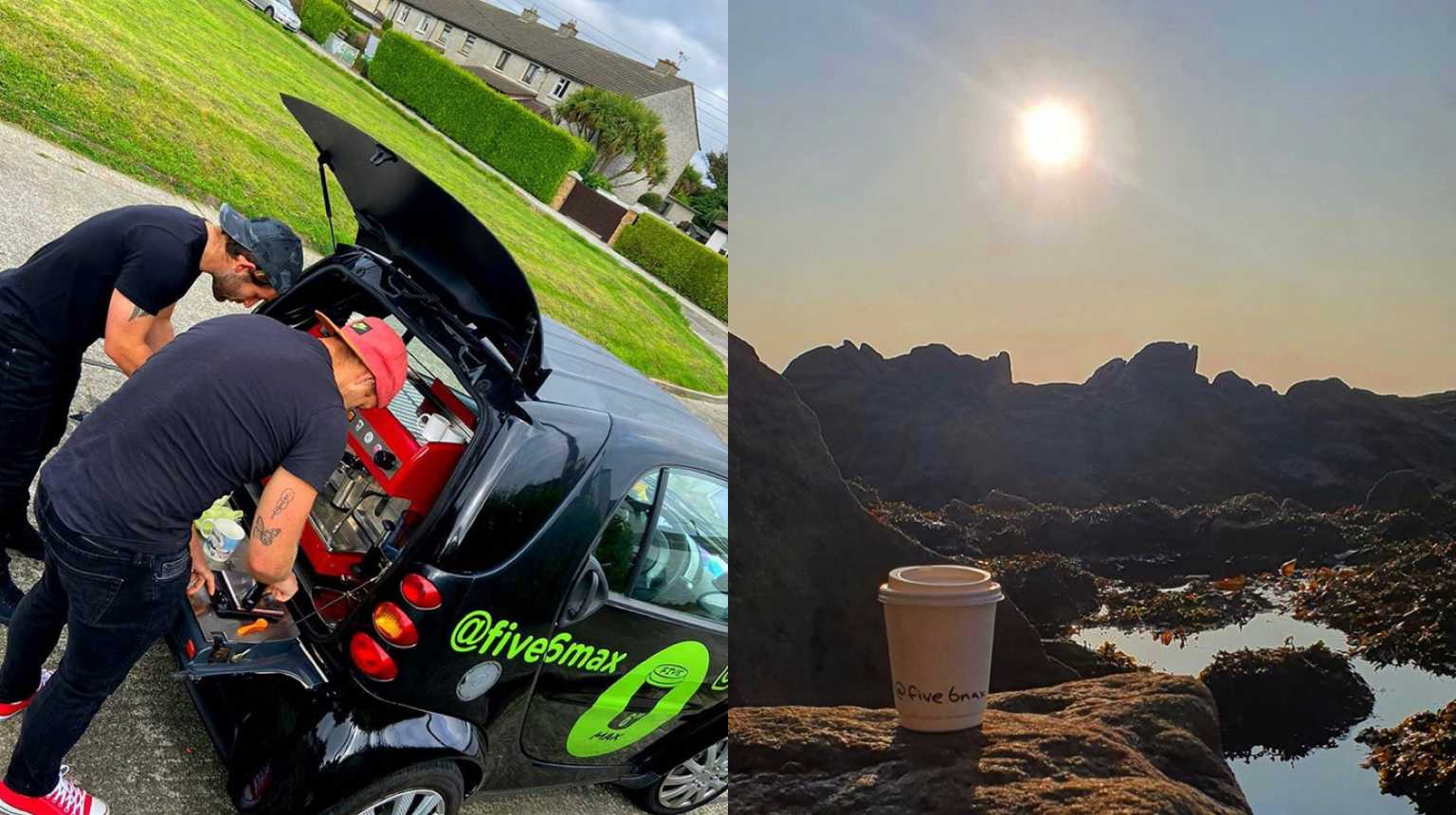 Swimmers delight! There’s a new coffee car parking up at the 40 Foot 