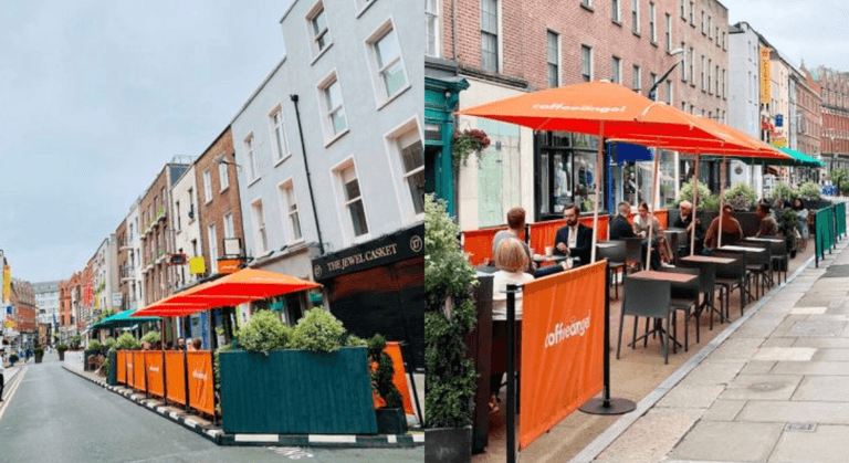 Dublin café shares their joy at South Anne Street pedestrianisation news