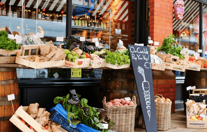 City centre restaurant unveils new fruit and veg market and yes there’s wine