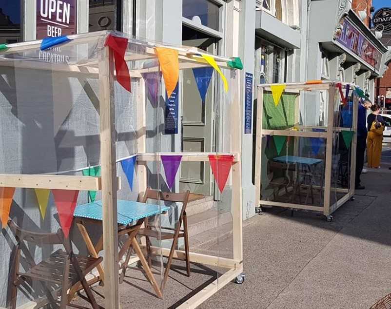 Dublin pub offering use of their outdoor pods to artisan traders