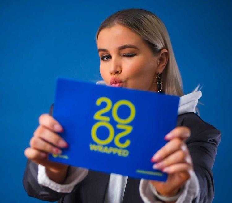 Dublin singer reveals her most listened to tracks and where in the world her fans are