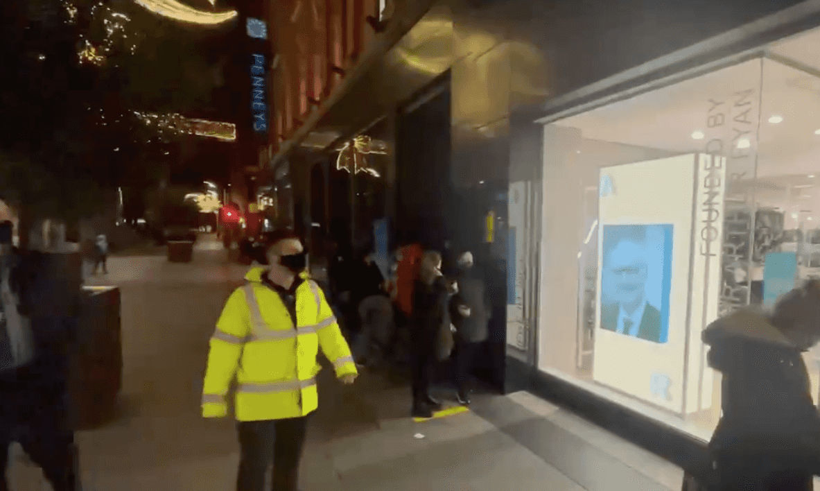 WATCH: People have been queuing at Dublin Penneys stores since 4.30am