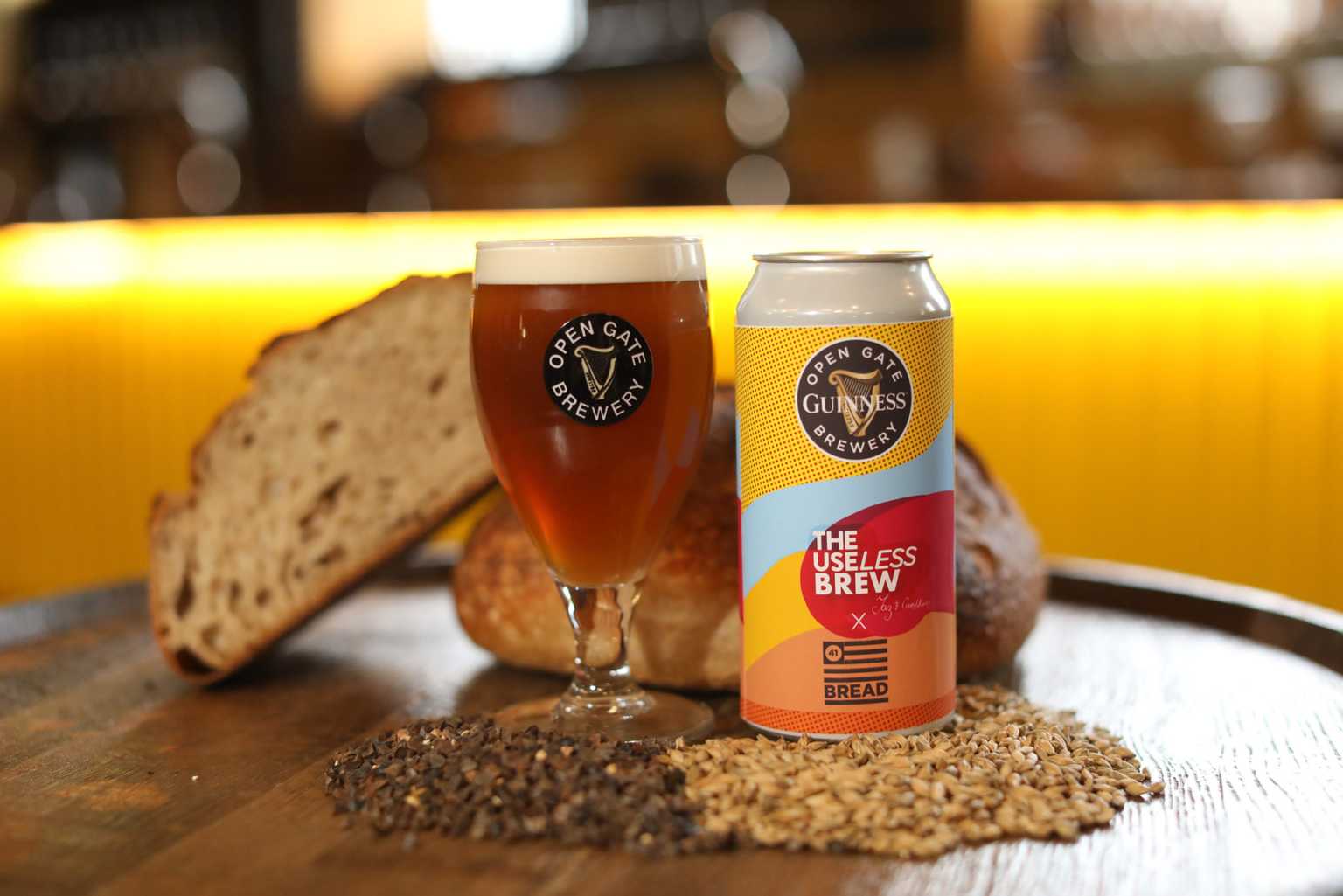 Guinness has just launched a sustainable new brew made from leftover bread