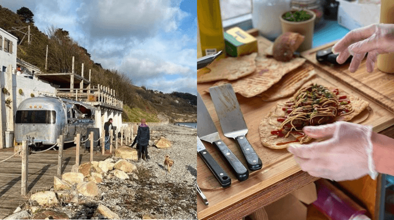 A cool new food truck has just opened at this Dublin beach
