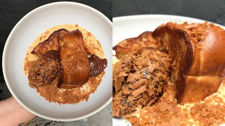 Kinder Bueno French toast is EXACTLY what your Sunday needs