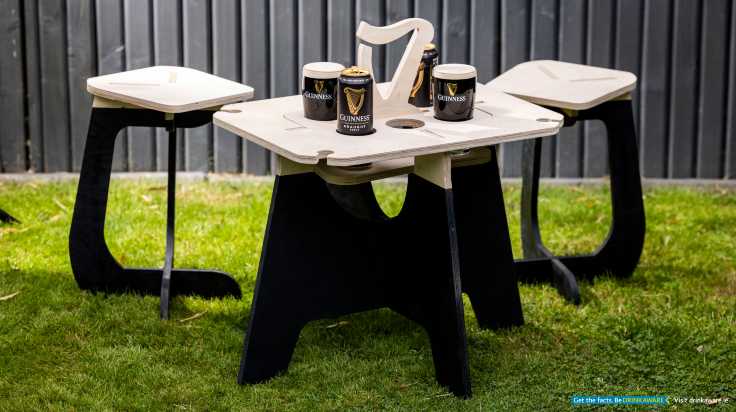 Summer just got a whole lot cooler with these bespoke Guinness furniture pieces