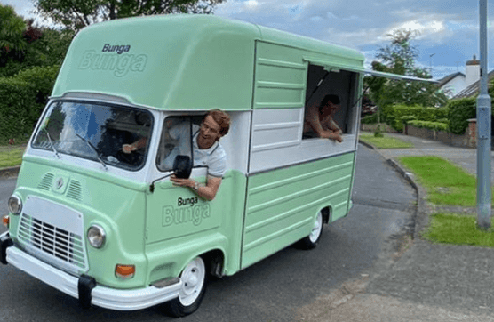 There’s a cute vintage van serving pasta in Malahide!