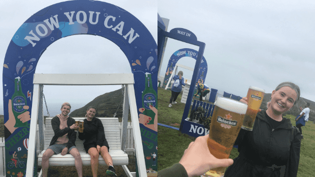 A traditional bar appeared in an unexpected location over the weekend and the craic was mighty